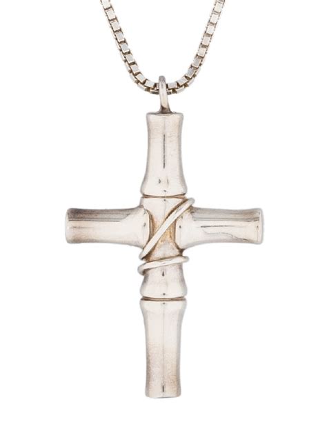 gucci butterfly jewelry|gucci bamboo cross necklace.